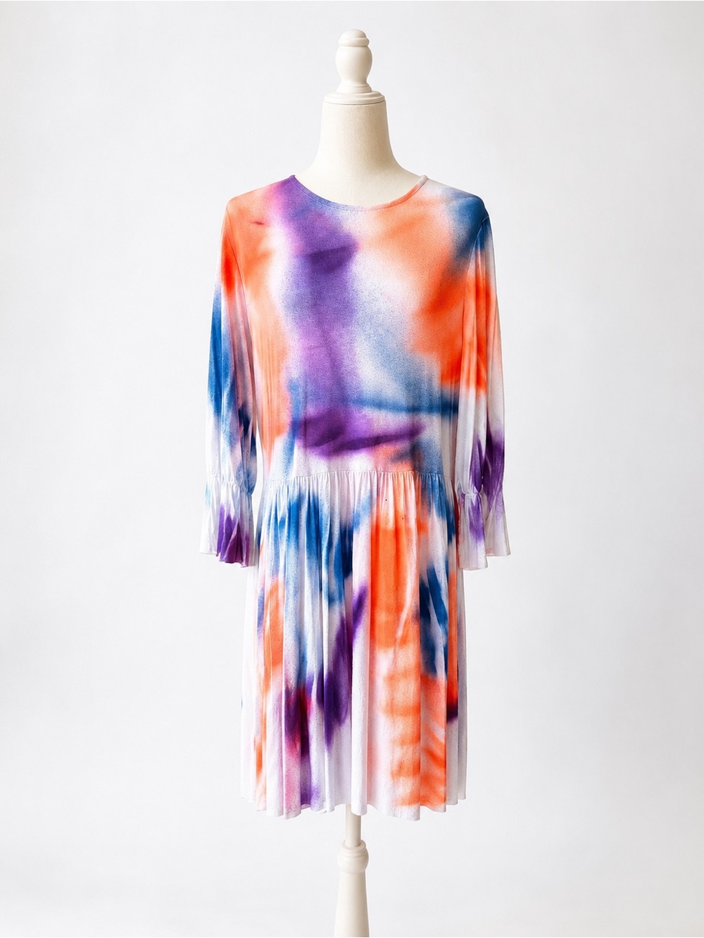 Palomma Reworked Hand-Painted Graffiti Mini Dress